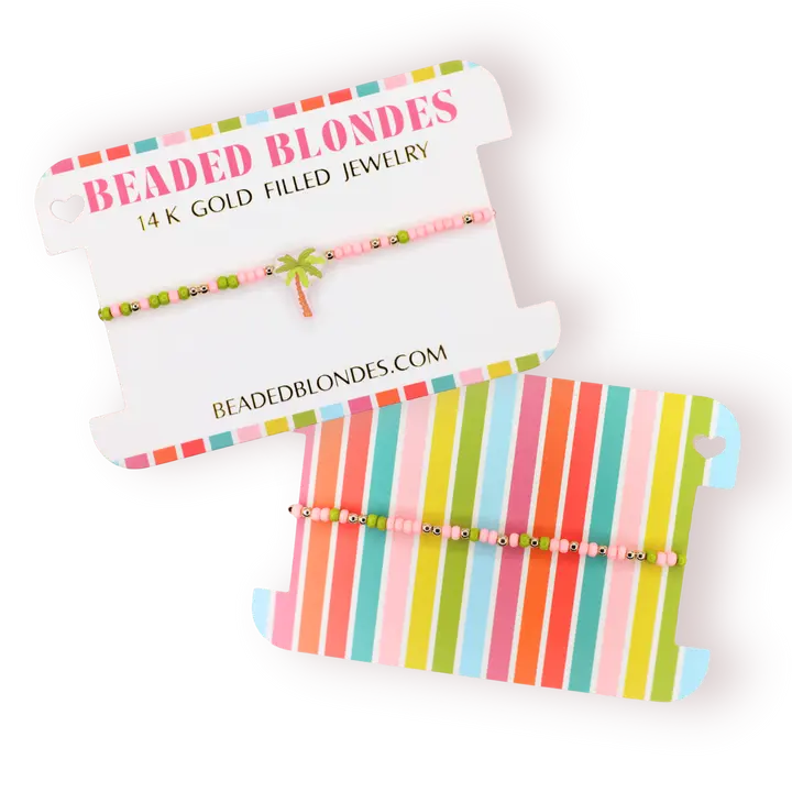 Palm Tree Bracelet on Color