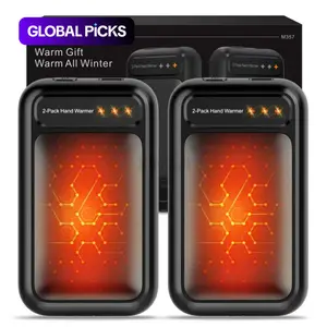 AI Hand Warmers Rechargeable 2 Pack, Ultra-Thin Electric Glove Heater Handwarmer,UL Certified, Men Women Gifts for Christmas,Birthday,Winter Essentials