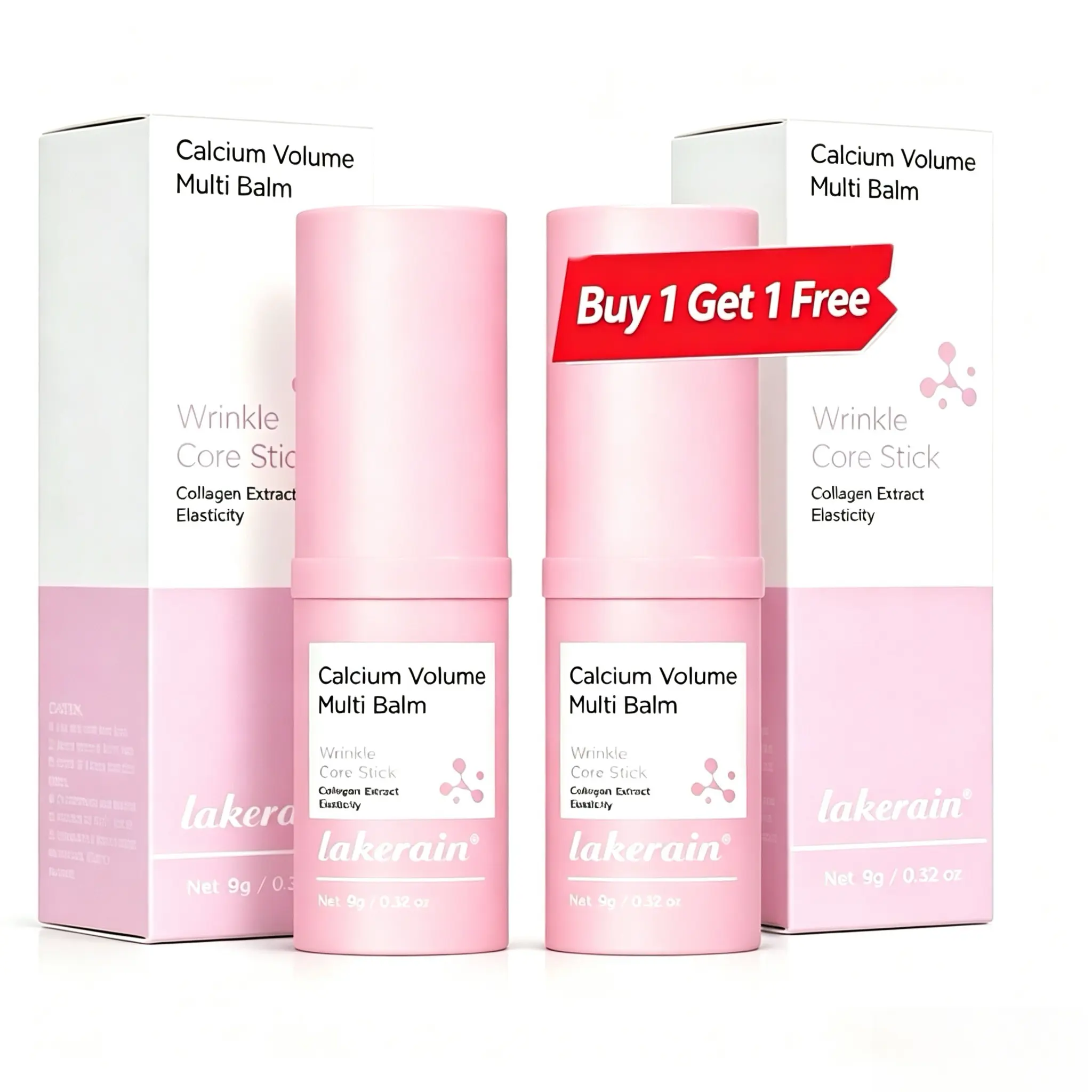 【Buy1get1Free】All-in-One Collagen Moisture Stick, Hydrating Multi Balm for Eye & Face, Lightweight Non-Greasy Daily Care Stick for All Skin Tones