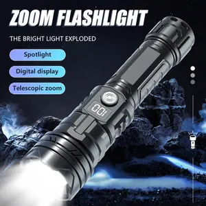 This single pack features a battery level indicator, ultra bright portable LED Display Flashlight, extendable and adjustable flashlight, Adjustable tactical flashlight, three lighting modes, built-in battery, and is suitable for dormitory reading