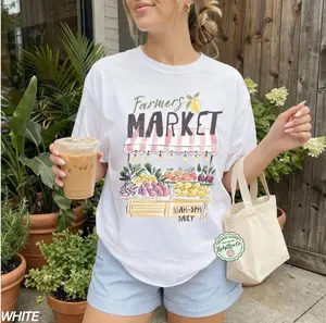 [SALE UP TO 50% + FREE SHIP] Farmers Market Shirt, Comfort Colors® Summer Graphic Tee, Italian Summer Tshirt, Il Mercato Shirt, Vacation Tshirt, Womens Travel Tee, Fruit