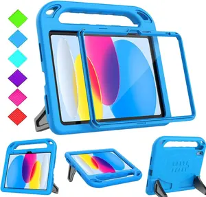 Case for iPad 11th Generation (A16) 11 Inch 2025/iPad 10th Generation 10.9" 2022 - with Built-in Screen Protector, Shockproof Handle Stand iPad 11th/10th Generation Case for , Blue