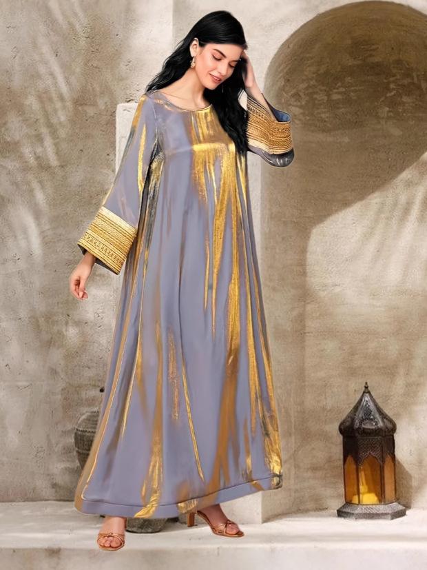 Arab Long Robe Jalabiya Muslim Saudi Abaya Women Party Dress Ramadan Dubai Eid Dresses Abayas Kaftan Islam