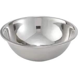 Winco 8-Quart Stainless Steel Economy Mixing Bowl - Tableware Essential