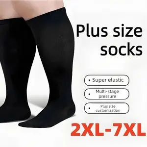 Designed for Fuller Legs! High-Elasticity Compression Socks That Actually Fit & Flatter Plus Size Compression Socks