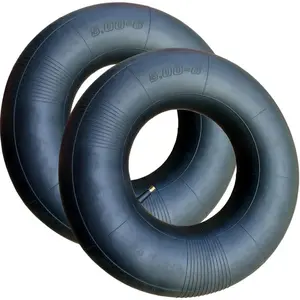 2 Pack 13x5.00-6" Inner Tube with TR-13 Straight Valve Stem Replacement for Lawn Mower,Yard ,Wheelbarrows,ATVs and More