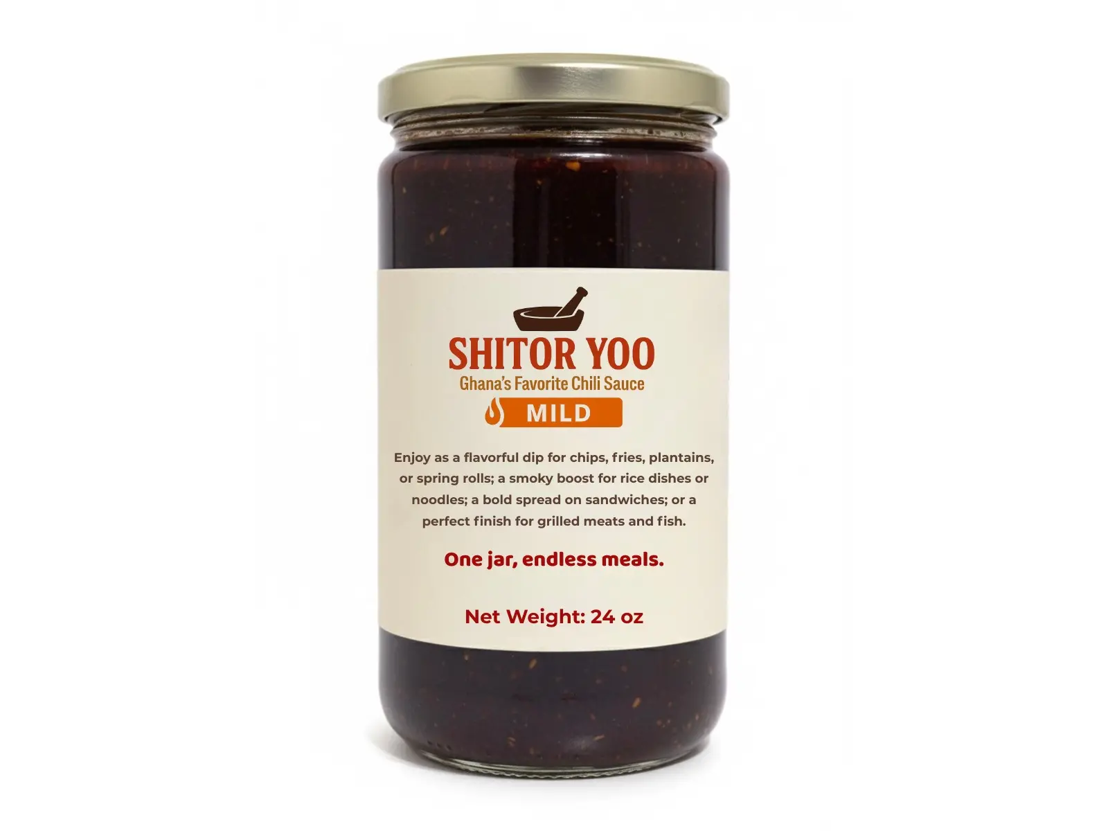 Shitor Yoo Chili Sauce (24oz MILD)
