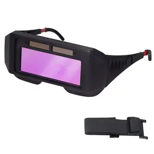 Safety protection for liquid crystal welding glasses, solar automatic dimming welding goggles, adjustable light blocking