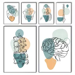 Abstract Medical Anatomy Heart Poster Wall art print art suitable for living room bedroom bar parlor home decoration gift