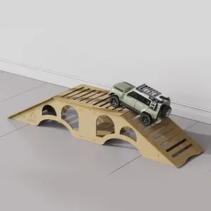 Wooden Simulation Off-road Obstacles, 1 Set Wooden Simulation Off-road Obstacles, Assembly Props for 1/18 1/24 RC Crawler Model Car