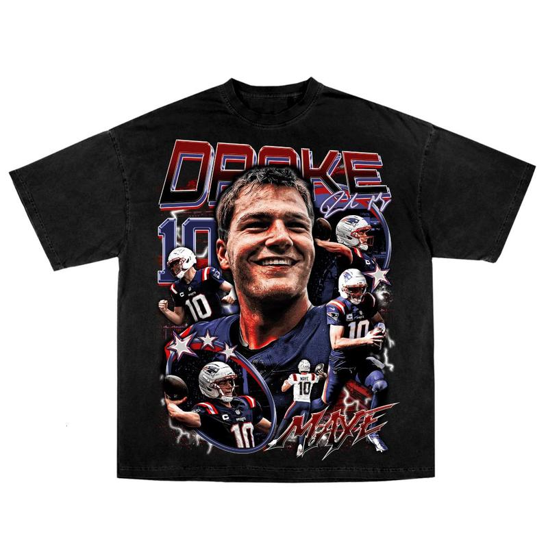 Drake Maye Graphic Tee, Unisex Shirt, Gift For Fans