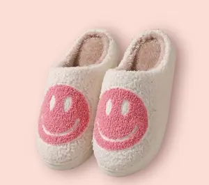 Happy Face Boucle Slippers