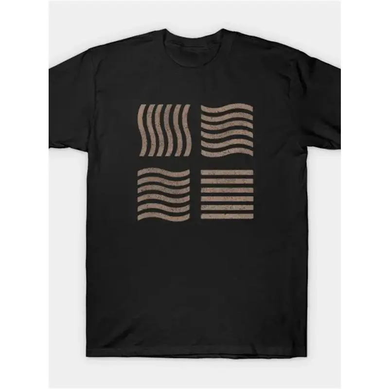 Women's Retro Fifth Element Stone Print Short-Sleeve Round Neck Graphic T-Shirt - No Pull-On Casual Streetwear Top for Daily Wear, All-Season Tee