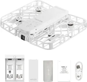 X1 Drone with Camera, Self-Flying Camera Drone with Follow Me Mode, Foldable Mini Drone with HDR Video Capture, Palm Takeoff, Intelligent Flight Paths, Hands-Free Control White (Combo)