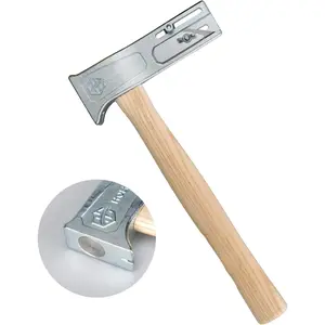 All-in-One Magnetic Roofing Hammer with Slide Gauge, Built-in Utility Knife & Nail Puller - Multi-Functional Roofing Tool for Shingle Repair