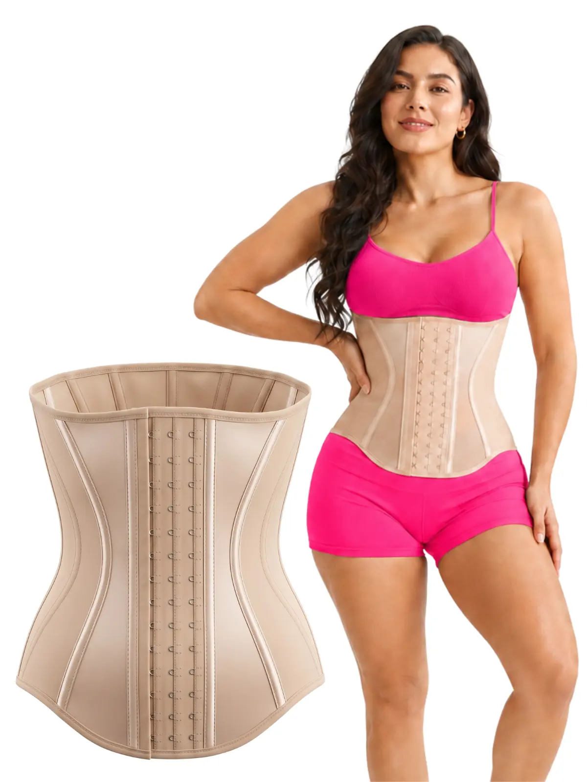 Women's Waist Trainer Corset Belt – Tummy Control Waist Cincher, Back Support, Postpartum Recovery | Faja Reductora de Cintura Moldeadora Compresión Diaria