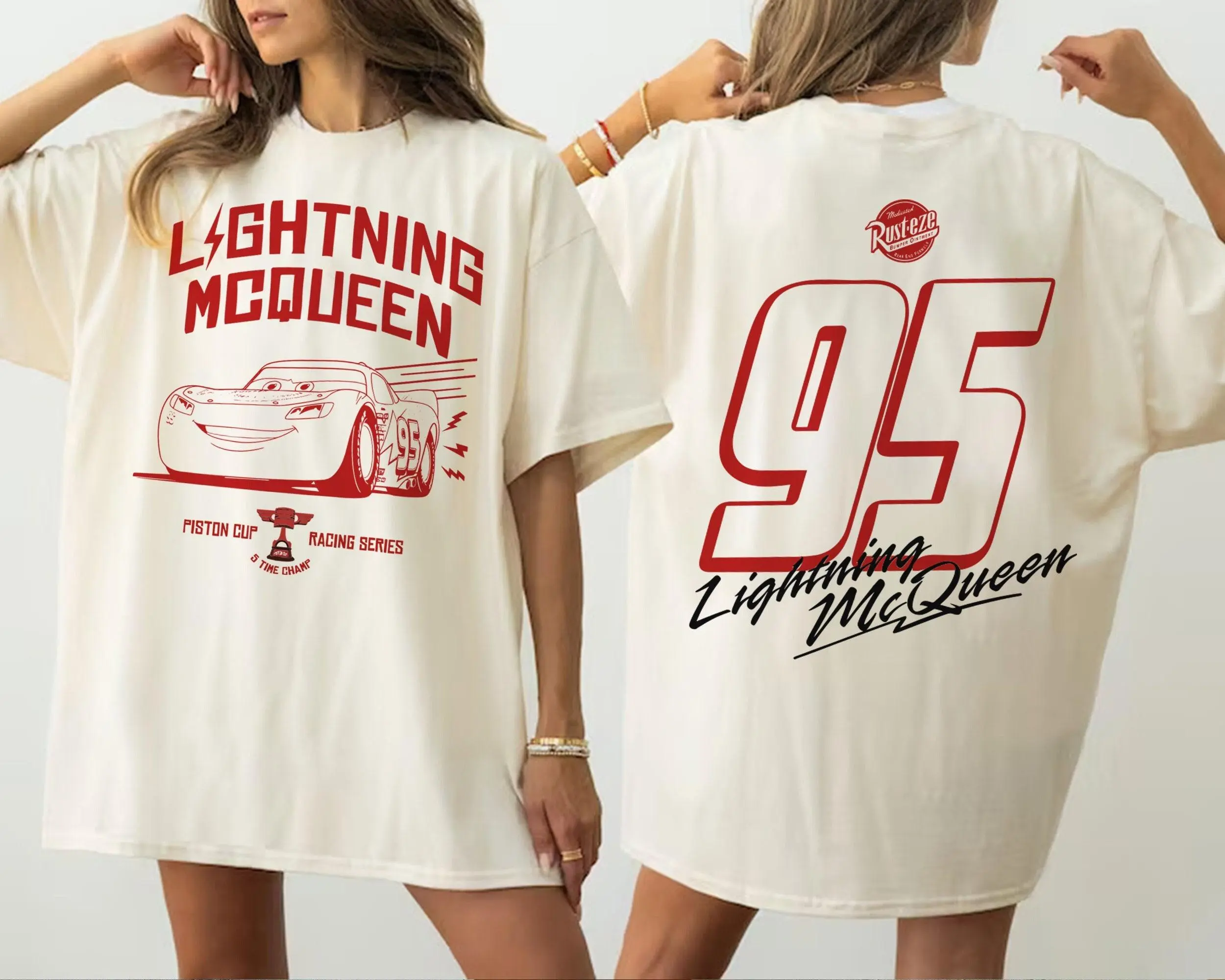 Vintage Lightning Mcqueen Comfort Colors or Gildan T-shirt , Sweatshirt , Hoodie ,Car Enthusiast Shirt, Car Clothing, Unisex, Vintage car shirt Cotton Fit, For Women