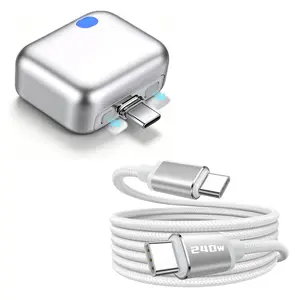 140W Type-C Physical-Disconnect Battery Guard - Auto & Self-Eject Charger, Smart Auto-Stop Charging Accessory for Mobile Smartphones, Laptops, Tablets, Anti-Overcharge Tech for Safe Overnight Use, Gift for Chargeable Devices