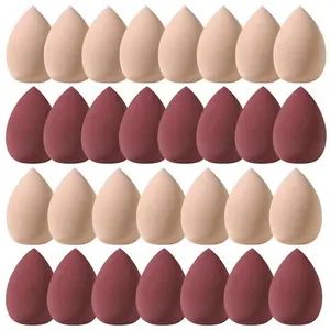 All-in-One 30-Piece Dual-Texture Makeup Sponge Set,  3-in-1 Blender for Liquid Foundation, Concealer & Loose Powder, Latex-Free Perfect Skin-Friendly Gift for Beginners, Makeup Artists & Teens, Ideal for Valentine's Day