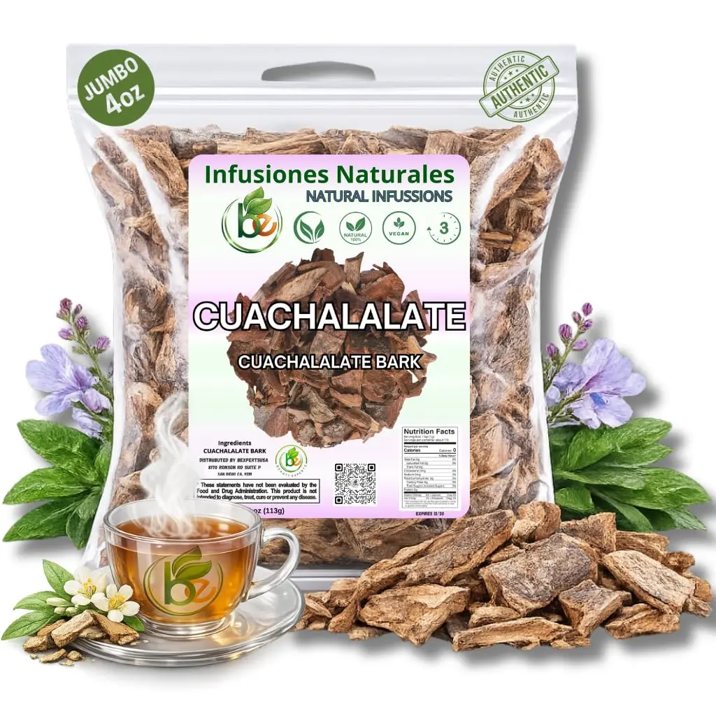 B-Experts Cuachalalate Tea 4 oz-113g. Mexican Cuachalala, Wildcrafted (Juliana Adstringens) | All Natural - Authentic Mexican Herbal Tea