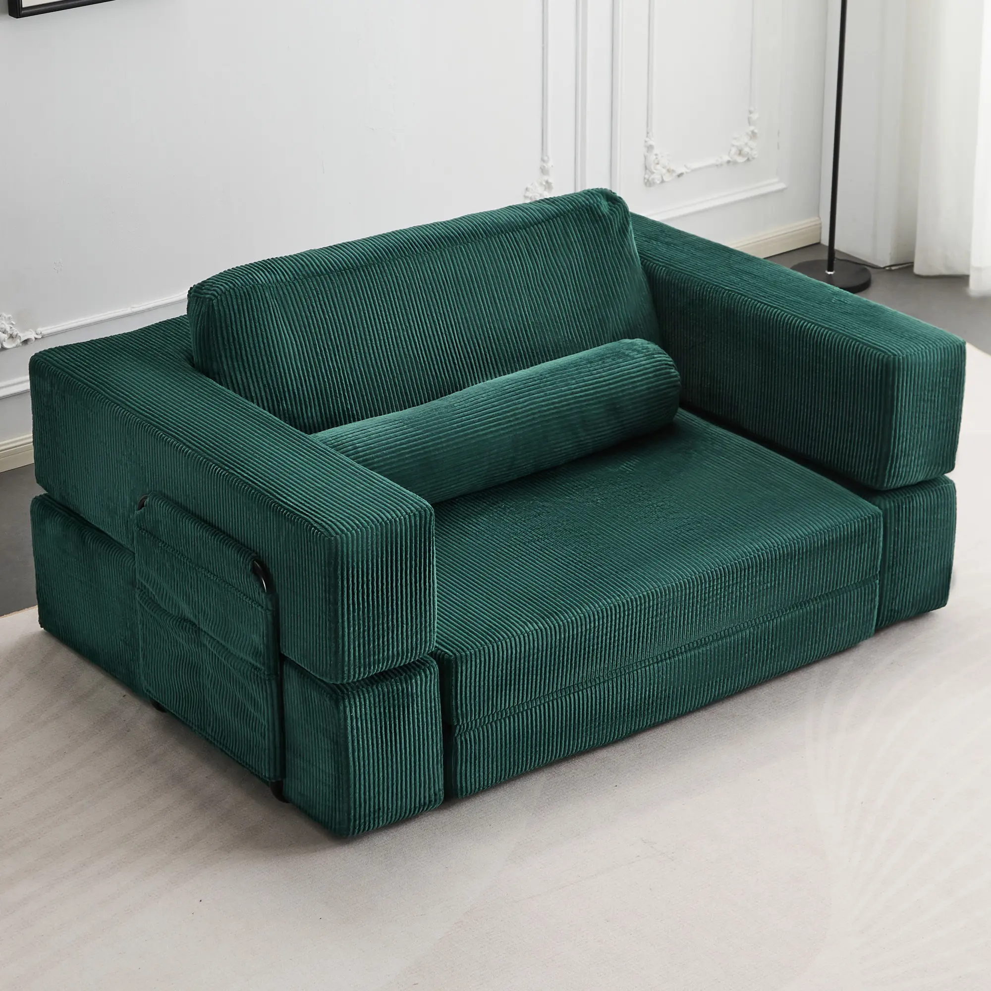 Combination Foldable Castle Sofa Modular PlayCouch for Living Room & Bedroom Instant Expansion Comfortable & Creative Design Furniture Seater