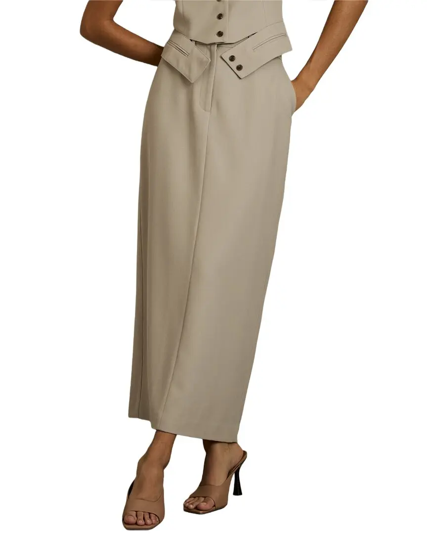 Reiss Brittany Formal Wool-Blend Tailored Skirt