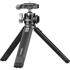 Portable Desktop Mini Tripod  MT-24 Compact Camera Tripod  Alloy with 360? Ball ,1/4 inches Quick Release Plate for DSLR Camera Video Camcorder, Load up to 11lbs/5kg