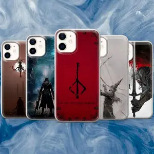 Bloodborne Phone Case Hunters Cover Compatible with iPhone X, 11, 12, 13, 14, 15, 16, 17 Plus Pro Promax & SS Galaxy S21-25 Series
