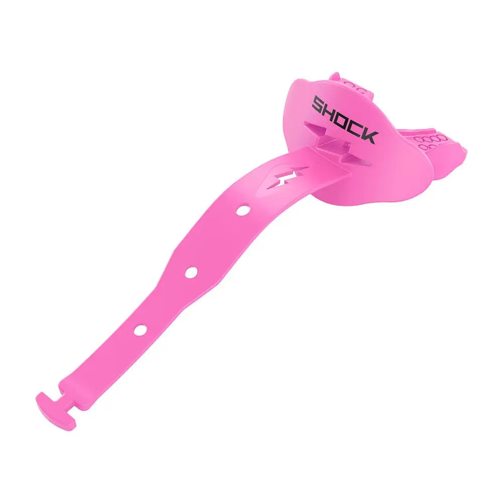 Shock Doctor Bolt Lip Guard - Pink Football Accessory with Gel-Fit Liner & Tri-Bite Stabilizers for Secure Fit Shock Doctor Bolt Lip Guard - Pink Football Accessory with Gel-Fit Liner & Tri-Bite Stabilizers for Secure Fit