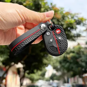 Silicone Keychain Ford Escape Fusion Mercury Edge Expedition Explorer V Eske Mustang Taurus For Lincoln Key Case Holder