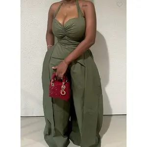 Olive Allure Jumpsuit
