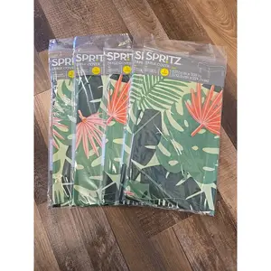 13086 6 Pk Spritz Table Cover Large 52 x 108 Reuseable Photo Backdrop TROPICAL