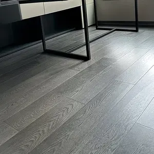 28pcs Self-Adhesive Wood Grain Vinyl Stickers, Waterproof Peelable, Realistic Oak Composite Floor Texture, DIY Renovation for Bathroom Living Room