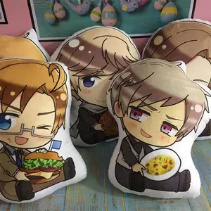 Anime Hetalia Axis Powers Stuffed Pillow Doll Toy Luther Pillow Cushion Arthur Kirkland Ivan Braginsky Plush Pendant Kids Gift