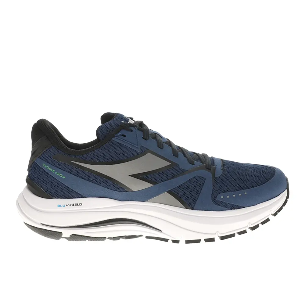 diadora Mens Mythos Blushield 8 Vortice Running Sneakers Shoes - Blue