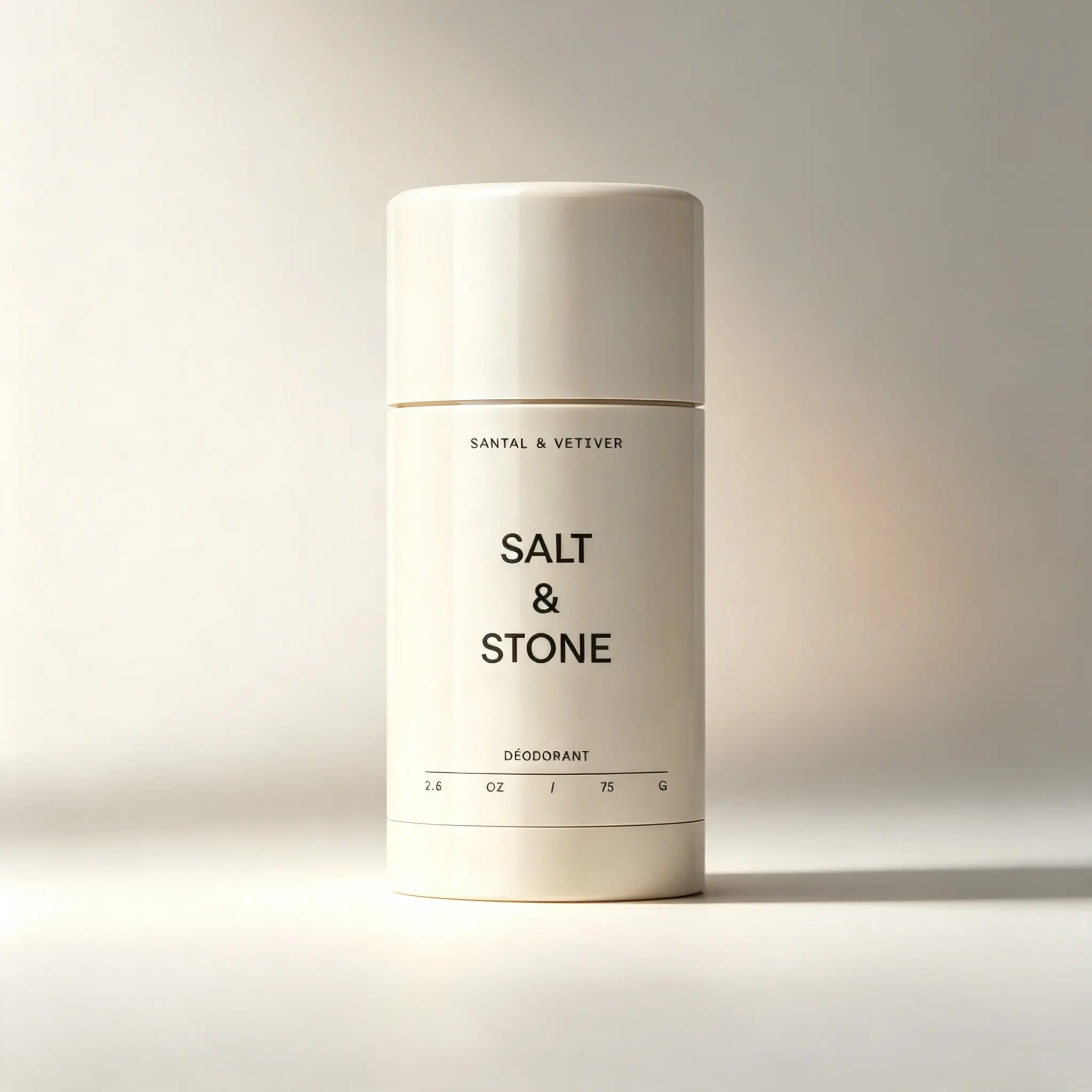 Salt & Stone Aluminum-Free Extra Strength Deodorant 2.6oz, Bergamot & Neroli Fragrance, Infused with Seaweed, Prebiotics and Niacinamide, Unisex Long-Lasting Freshness Deodorant