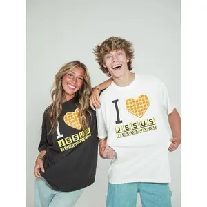 I Love Jesus Jesus Love You Waffle Shirt, Bryce Crawford Merch, Christian Apparel Graphic Tee