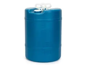 15 Gallon Water Storage Tank Portable Heavy-Duty BPA-Free Food Grade Plastic Emergency Supply with Cap Wrench & 2 Pour Spouts