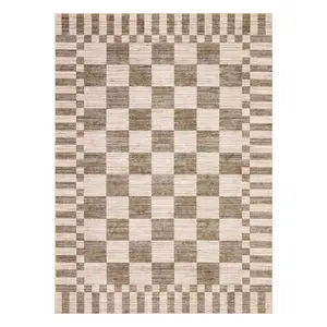 Multiple Sizes Blue and White Checkered Runner Rug, Non Slip 2×6 Washable Low-Pile Modern Geometric Rug for Kitchen Hallway Entryway, Machine Washable Rug