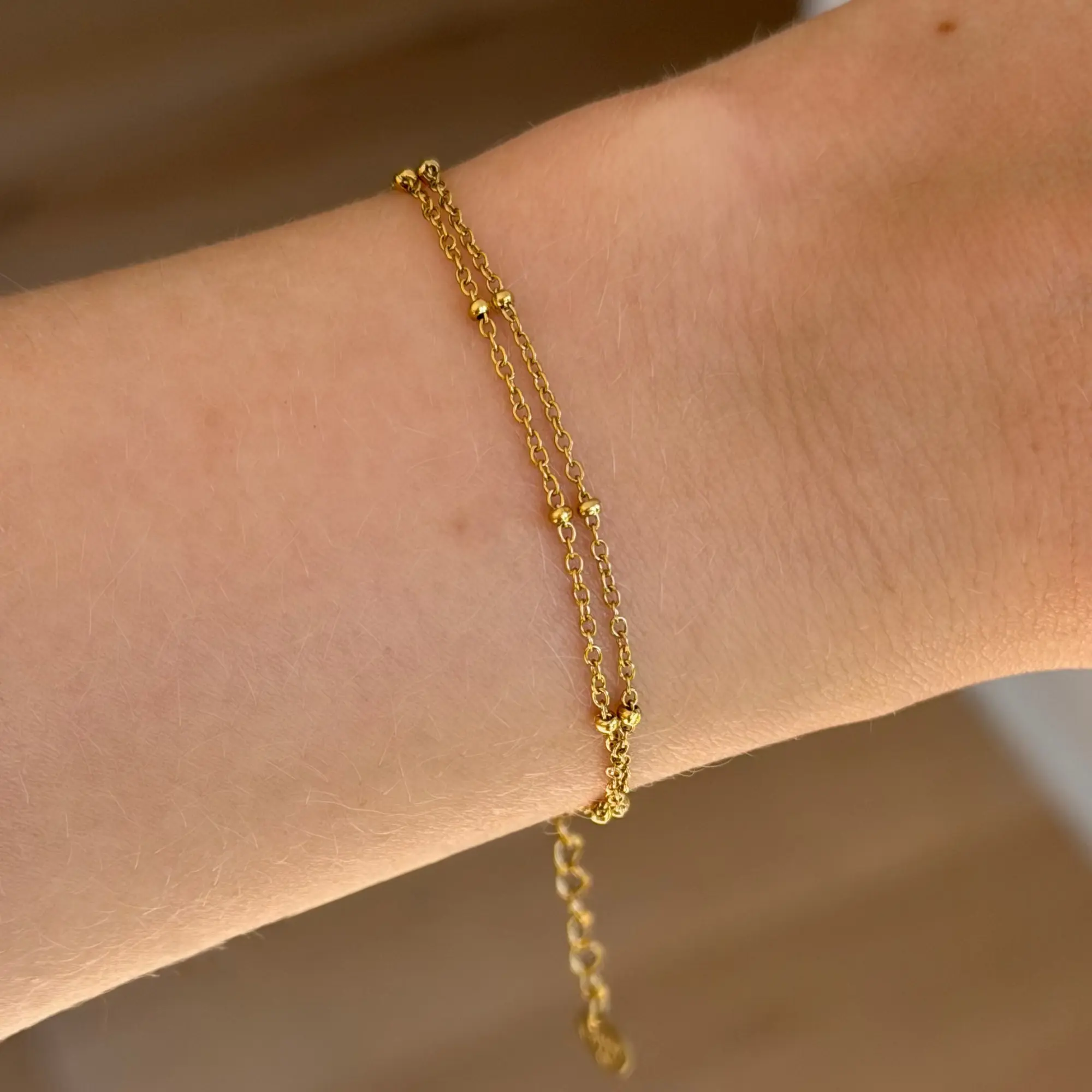 EVRY JEWELS Gold or Silver Plated Women's Waterproof Amalfi Bracelet