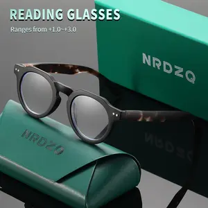 NRDZQ Vintage Tortoiseshell Blue Light Blocking Reading Glasses (100-300 Degree), Unisex, Multiple Colors, Computer & Daily Use, Gift Box Included, Reading Eyeglasses