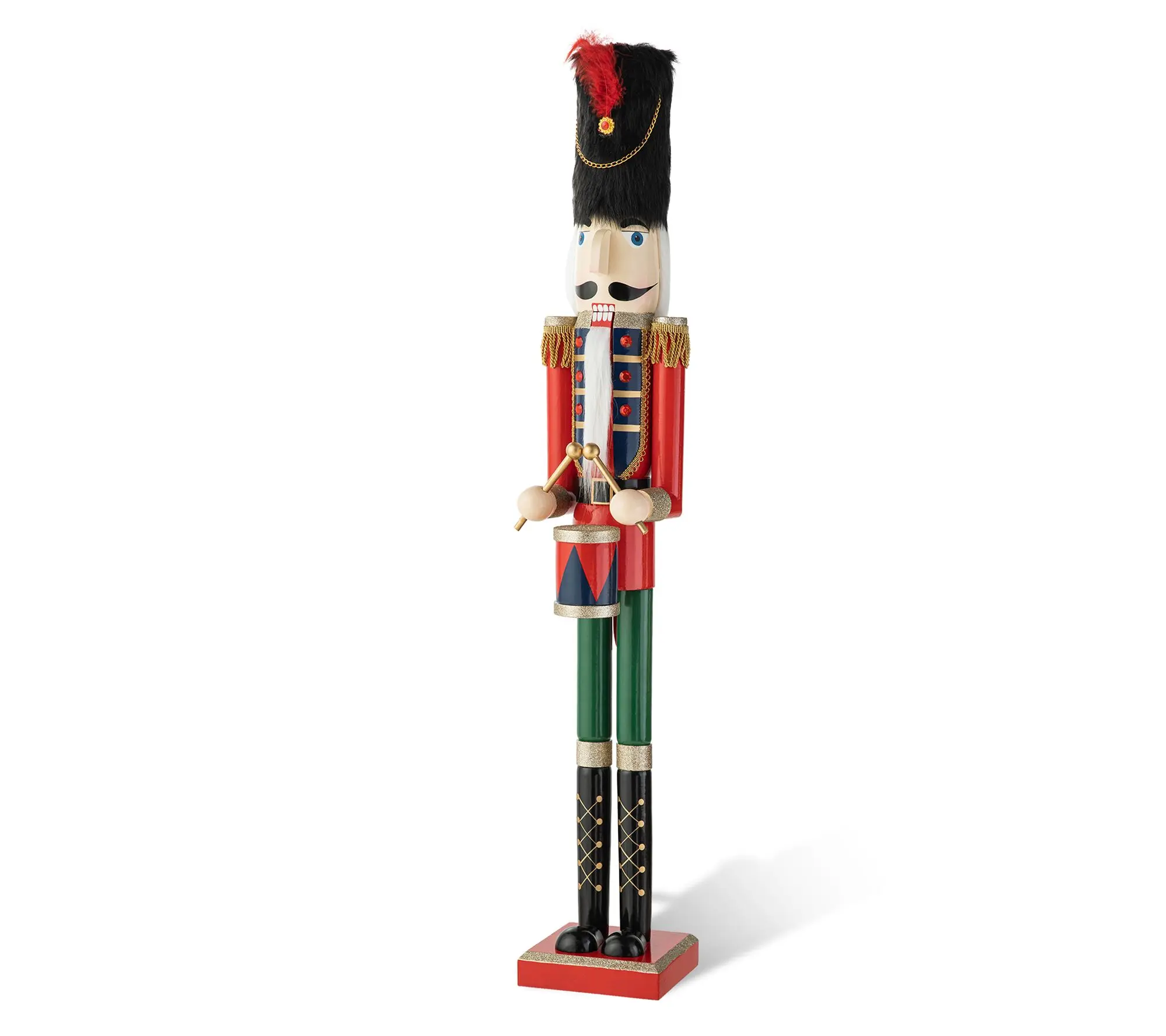 Glitzhome 42"H Wooden Christmas Soldier Nutcrac ker Glitzhome 42"H Wooden Christmas Soldier Nutcrac ker