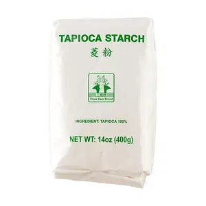 Three Deer Brand Thai Tapioca Flour 400g - Perfect for Making Boba Pearls & Taro Balls Three Deer Brand Thai Tapioca Flour 400g - Perfect for Making Boba Pearls & Taro Balls