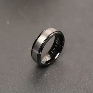 Men's Promise Ring with Custom Engraving