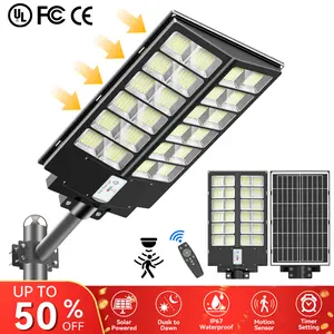 DEEPN Solar outdoor lights 6500K, waterproof IP67, 5 lighting modes, with intelligent motion detection, suitable for parking lots, gardens, courtyards, and other outdoor places
