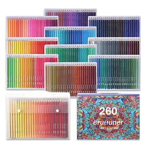 260 Colored Pencils for Adult Coloring, Premier Color Pencils for Layering Shading Blending, Oil Based Colored Pencils
