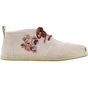 TOMS Womens Bota Embroidery Casual Boots Ankle - Beige