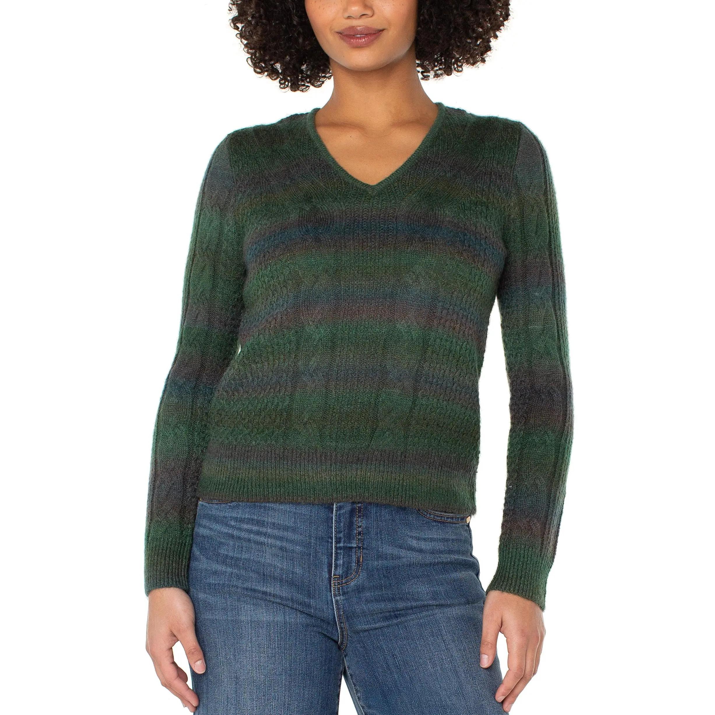 Liverpool Long Sleeve V Neck Sweater