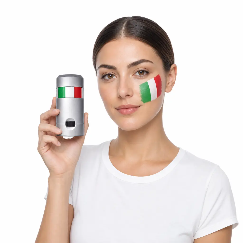 【DealsForYouDays】Mexico Flag 3-Color Face Paint Stick |Waterproof Long-Lasting Flag Colors, Perfect for  Basketball, Football, Game Day,Sports Events & National Celebrations ,Safe and non-toxic   baseball face paint