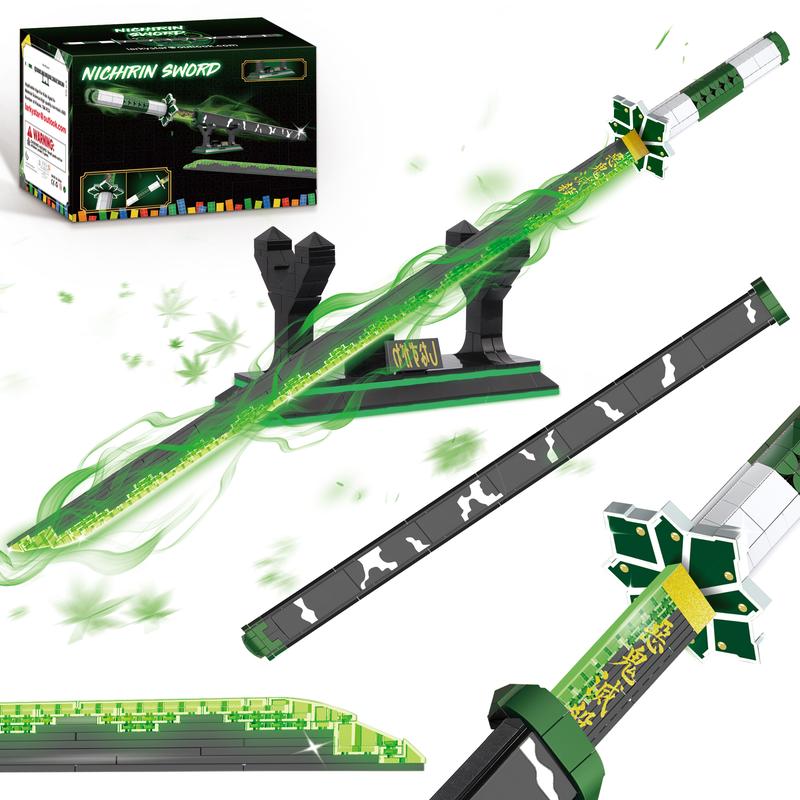 TOKMOC 788 Pieces,Demon Building Block Set,39in Sanemi Building Block with Stand,STEM Handmade Cosplay Anime Toy Building Set for Collecting and Gifting Model for Anime Fans,Home Decoration,For Aged 12 and Above,Stress Relief Toy,66022